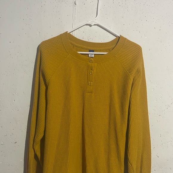 Old Navy Sweaters - Old Navy Yellow Sweater. XL